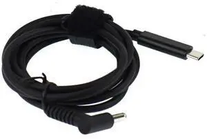 FOR Laptop fast charging cable Type-C USB C PD male to DC 4.5x3.0mm for Book Folio 1040 G1 notebook Adapter Cable FOR Laptop fast charging cable Type-C USB C PD male to DC 4.5x3.0mm for Book Folio 1040 G1 notebook Adapter Cable