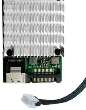 Aomoproing 10G SFP+ M. 2 Key M Network Interface Card For 82599 Chipset With SFF-8087 Cable