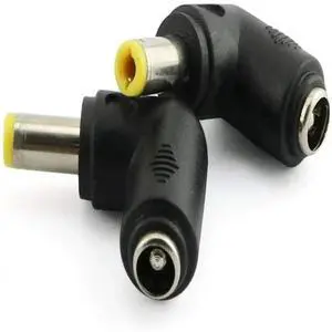 FOR 2pcs 90 Degree Angle 5.5x2.1mm Female Jack to 5.5x2.5mm Male Plug Adapter DC Barrel Power Jack Charging Cable Connector FOR 2pcs 90 Degree Angle 5.5x2.1mm Female Jack to 5.5x2.5mm Male Plug Adapter DC Barrel Power Jack Charging Cable Connector