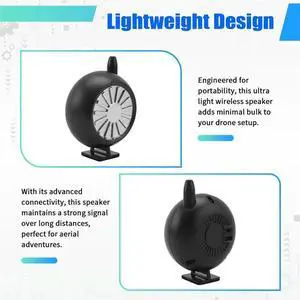 Aomoproing Ultra Light Wireless Speaker Shouting Device Distance Remote Loudspeaker Universal Drone Accessories Aomoproing Ultra Light Wireless Speaker Shouting Device Distance Remote Loudspeaker Universal Drone Accessories