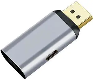 FOR USB-C Type C Female Source to Displayport DP Sink HDTV & PD Power Adapter 4K 60hz 1080p for Phone & Laptop FOR USB-C Type C Female Source to Displayport DP Sink HDTV & PD Power Adapter 4K 60hz 1080p for Phone & Laptop
