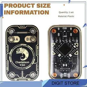 Aomoproing Chameleon Ultra V2.0 RFID Chip Reader Emulator+2Xuid Keychain/CUID Card 125Khz 13.56Mhz Card Decode NFC Duplicator Aomoproing Chameleon Ultra V2.0 RFID Chip Reader Emulator+2Xuid Keychain/CUID Card 125Khz 13.56Mhz Card Decode NFC Duplicator
