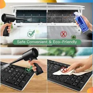 Aomoproing Cordless Air Duster,Multi-Use Portable Replaces Compressed Air Cans, Powerful 51000RPM,Air Duster For Computer, Laptop