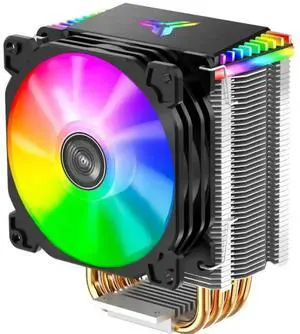 Aomoproing 4 Heat - pipes Tower CPU Cooler Radiator, 5V 3Pin ARGB, 12V 4Pin PWM Computer PC Case Cooling Fans for , CR - 1400