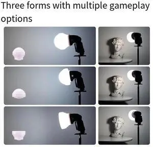 Aomoproing For AK-R22 Soft Light Ball Diffuser Dome For V1 Series AD100PRO AD200PRO Enhance Photography Lighting