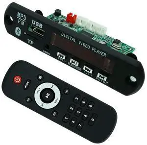 Aomoproing Bluetooth 5.0 MP3/WMA/WAV/APE/FLAC Decoder Board Car Audio USB TF FM Radio Module MP3 Bluetooth Music Player