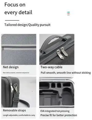 Aomoproing Carrying Case For Mini 4 Pro Drone Bod Remote Controller Protective Bag Hanbag Box Portable Travel Bag