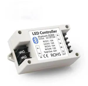 Aomoproing DC12V 24V 42A Bluetooth RGB Led Controller Wireless Control RGB Led Strip By IOS/Android Smartphone Aomoproing DC12V 24V 42A Bluetooth RGB Led Controller Wireless Control RGB Led Strip By IOS/Android Smartphone