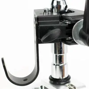 Aomoproing 1 Pair Background Holder J-Hooks Cross Bar Holders For Super Clamp / Cross Bar Boom / Photography Light Stand