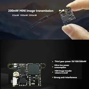Aomoproing Lightweight 5.8G Mini VTX 48CH 200Mw Video Transmitter With Adjustable Output For FPV Quadcopters Aomoproing Lightweight 5.8G Mini VTX 48CH 200Mw Video Transmitter With Adjustable Output For FPV Quadcopters