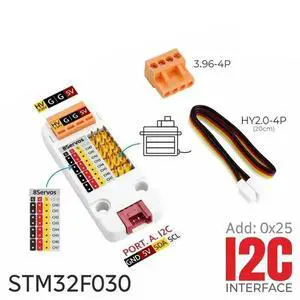 Aomoproing For M5stack 8-Channel Servo Driver Unit STM32F030 Controller High-Precision Robotics Control For Multiple Servos