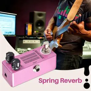 Aomoproing MOSKY MP-51 Spring Reverb Mini Single Guitar Effect Pedal True Bypass Guitar Parts & Accessories Rich