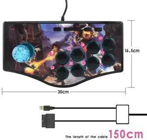 Aomoproing Retro Arcade Game Rocker Controller Usb Joystick For Ps2/Ps3/Pc/Android Smart Tv Built-In Eight Direction Joyst Rich Aomoproing Retro Arcade Game Rocker Controller Usb Joystick For Ps2/Ps3/Pc/Android Smart Tv Built-In Eight Direction Joyst Rich