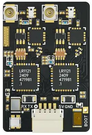 Aomoproing ELRS Receiver 915M/2.4G Dual-Band 100Mw Gemini Receiver RX Module ESP32-C3 Chip Forrc FPV Traversing Drones Parts