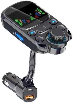 FOR BC86 Wireless BT Hands free Car MP3 Player with Bass PD18W QC3.0 Fast transmitter with Colorful HD Screen USB