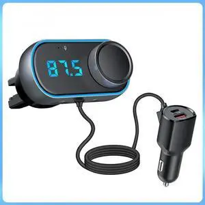 FOR T78 Car Transmitter USB QC3.0 Fast Charge Car Kit Wireless Handsfree BT 5.0 MP3 Player Auto Car Accessories FOR T78 Car Transmitter USB QC3.0 Fast Charge Car Kit Wireless Handsfree BT 5.0 MP3 Player Auto Car Accessories