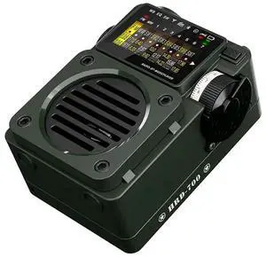 Aomoproing HRD-700 Full Band MW/FM/SW/WB Radio Portable Multimedia Music Player Supports Bluetooth TF Card Receiver Signal Input