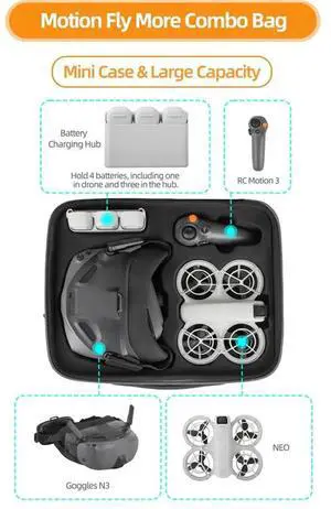 Aomoproing For NEO Bag Goggles N3 Carrying Case Drone Shockproof Case Waterproof Protector For Neo Accessories Aomoproing For NEO Bag Goggles N3 Carrying Case Drone Shockproof Case Waterproof Protector For Neo Accessories