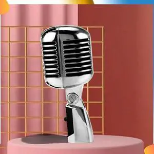 Aomoproing Professional Wired Vintage Classic Microphone Good Dynamic Moving Coil Mike Deluxe l Vocal Old Style Ktv Mic Mi Aomoproing Professional Wired Vintage Classic Microphone Good Dynamic Moving Coil Mike Deluxe l Vocal Old Style Ktv Mic Mi