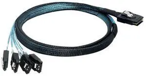 FOR 1 Point 4 Mini SAS Cable SFF8087-4SATA3 One to Four Hard Drive Data Cable 6G