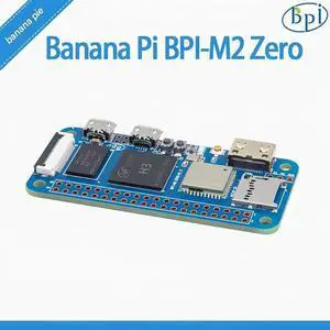 Aomoproing Banana Pi BPI-M2 Zero single-board computer uses Allwinner H3 chip design and has 512M RAM onboard