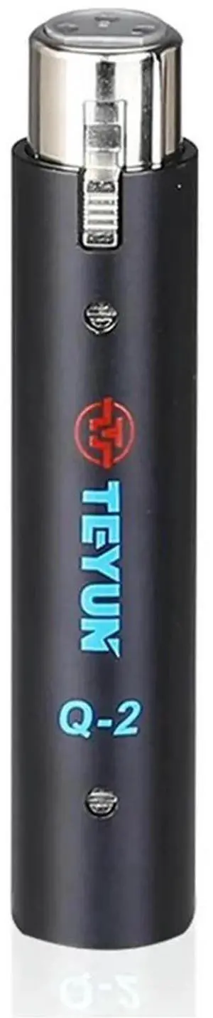 Aomoproing TEYUN Q2 Microphone Dynamic Preamplifier 28Db Gain Dynamic Mic Amplifier 48V l Structure Q-2 for Live