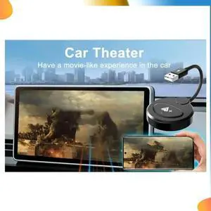 Aomoproing Wireless Android Auto Video Wireless Adapter Fornetflix/Youtube/ Tiktok Android Auto Video Wireless Adapter Black