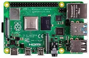 Raspberry SC15184 Pi 4 Model B 2019 Quad Core 64 Bit WiFi Bluetooth (2GB)