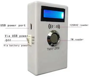 Aomoproing TMRF-2RW IButton Programmer DS1990A Duplicator Cloner Copier 125Khz RFID Reader Writer RW1990 Key Token RFID 1Pcs-Elect
