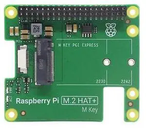 Raspberry PI 5 M.2 HAT+ PCIE Expansion Board 128GB SSD kit with heat sink and case