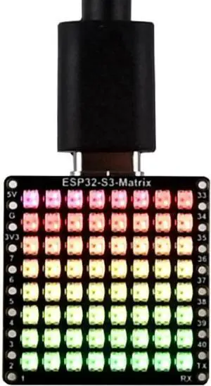 ESP32-S3-Matrix Development Board, Onboard 8Ă—8 RGB LED Matrix and QMI8658C Attitude Sensor, Supports Wi-Fi and Bluetooth LE, ESP32 Development Board ESP32-S3-Matrix Development Board, Onboard 8Ă—8 RGB LED Matrix and QMI8658C Attitude Sensor, Supports Wi-Fi and Bluetooth LE, ESP32 Development Board