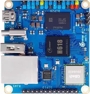 Orange Pi Zero 3 1GB LPDDR4 Allwinner H618 Quad-Core 64 Bit Single Board Computer with 16MB SPI Flash, Support WiFi and BT5.0, Development Board Computer Run Android 12 TV/Debian/Ubuntu(Zero3 1G)