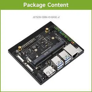 Jetson Orin Nano/NX AI Development Board, Based On Jetson Orin Nano and Jetson Orin NX Module, Compatible with N-VIDIA Jetson Orin Super Carrier Board