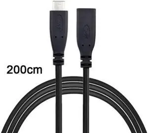 USB-C USB 3.1 Type C Male to Female Extension Data Cable for Laptop & Macbook Tablet Mobile Phone 2m UC-218-BK-2.0M USB-C USB 3.1 Type C Male to Female Extension Data Cable for Laptop & Macbook Tablet Mobile Phone 2m UC-218-BK-2.0M