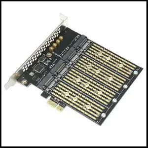 FOR Multifunction Portable PCI-E X1 to 4 Bit M.2 B-Key SSD to PCIE NGFF SATA Expansion Card Adapter Card
