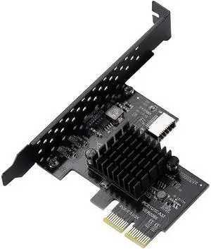 FOR PCI-E 2X to USB3.1 A-Key Gen2 Front Type-E Expansion Card,10Gbps Type-E Internal 20-Pin Front Panel Con tor Riser Card