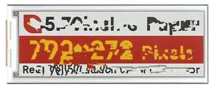 FOR 5.79Inch Ink Screen Electronic Paper 4 Color E-Ink Screen 792x272 Pixels SPI E-Ink Raw Display