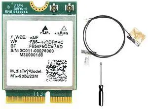 FOR MT7925 WIFI 7 Card+Internal s 5400Mbps M.2 Triple Band 2.4G/5G/6G BT5.3 WiFi Card Adapter for Win10/Win11