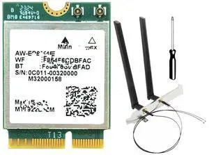 FOR MT7925 WIFI 7 Card+ s with Baffles 5400Mbps M.2 Triple Band 2.4G/5G/6G BT5.3 WiFi Card Adapter for Win10/11