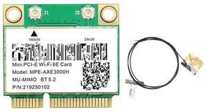 FOR MPE-AXE3000H WiFi Card+ WiFi 6E 2400Mbps Mini PCI-E for BT 5.2 802.11AX 2.4G/5G/6Ghz Wlan Network Card