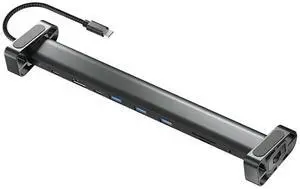 FOR 10 in 1 USB C Hub Multiport Adapter Portable Dongle 4K PD 100W USB 3.0 Gigabit Ethernet RJ45 Dock Station Laptop Stand