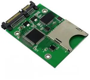 FOR SD SDHC Secure Digital MMC Memory Card to 7+15P SATA Serial ATA Converter Adapter