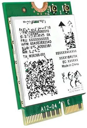 FOR AX411 WiFi Card+ WiFi 6E CNVio2 BT 5.3 Tri-Band 5374Mbps Network Adapter for Laptop/PC Win10/11-64Bit FOR AX411 WiFi Card+ WiFi 6E CNVio2 BT 5.3 Tri-Band 5374Mbps Network Adapter for Laptop/PC Win10/11-64Bit