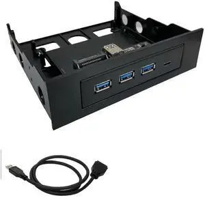 FOR 4 Ports Front Panel Hub 6Gbps Internal Metal USB Hub with USB-Cand3 USB 3.0 Ports Computer Optical Drive Front Panel FOR 4 Ports Front Panel Hub 6Gbps Internal Metal USB Hub with USB-Cand3 USB 3.0 Ports Computer Optical Drive Front Panel