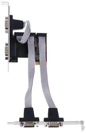FOR PCIe 4 Ports Serial Add on Card Multi RS232 DB9 COM Expansion Adapter Converter Asix 99100 Chipset