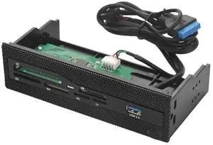 FOR 3061 Card Reader 5.25 inch Internal Multi-Function Dashboard Front Panel USB3.0 Port CF XD MS M2 TF SD smart card reader