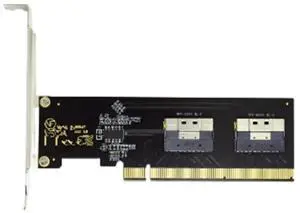 FOR PCIe 4.0 X16 to 4 Ports NVMe-Compatible Expansion Card PCI-E Gen4/3 8I SFF8654 Graphics Card Adapter