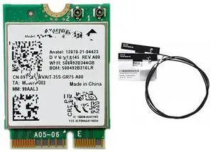 FOR AX1690I WiFi Card+2X AX411 Wi-Fi 6E Speed 2.4 Gbps 802.11Ax 2.4/5/6GHz 5.3 Module FOR AX1690I WiFi Card+2X AX411 Wi-Fi 6E Speed 2.4 Gbps 802.11Ax 2.4/5/6GHz 5.3 Module