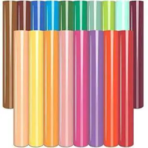 FOR 18 Sheets Puff Vinyl Heat Transfer 12 X 10Inches 3D Puff HTV Heat Transfer Vinyl For T-Shirts DIY Compatible