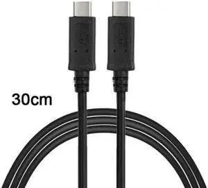 Aomoproing UC-198-BK-0.3M 30cm USB-C USB 3.1 Type C Male Connector to Male Data Cable for TabletPhoneMacbookHard Disk Drive Aomoproing UC-198-BK-0.3M 30cm USB-C USB 3.1 Type C Male Connector to Male Data Cable for TabletPhoneMacbookHard Disk Drive